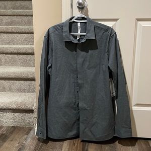 Mens City Slate LS Buttondown